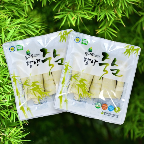 삶은 죽순 분죽